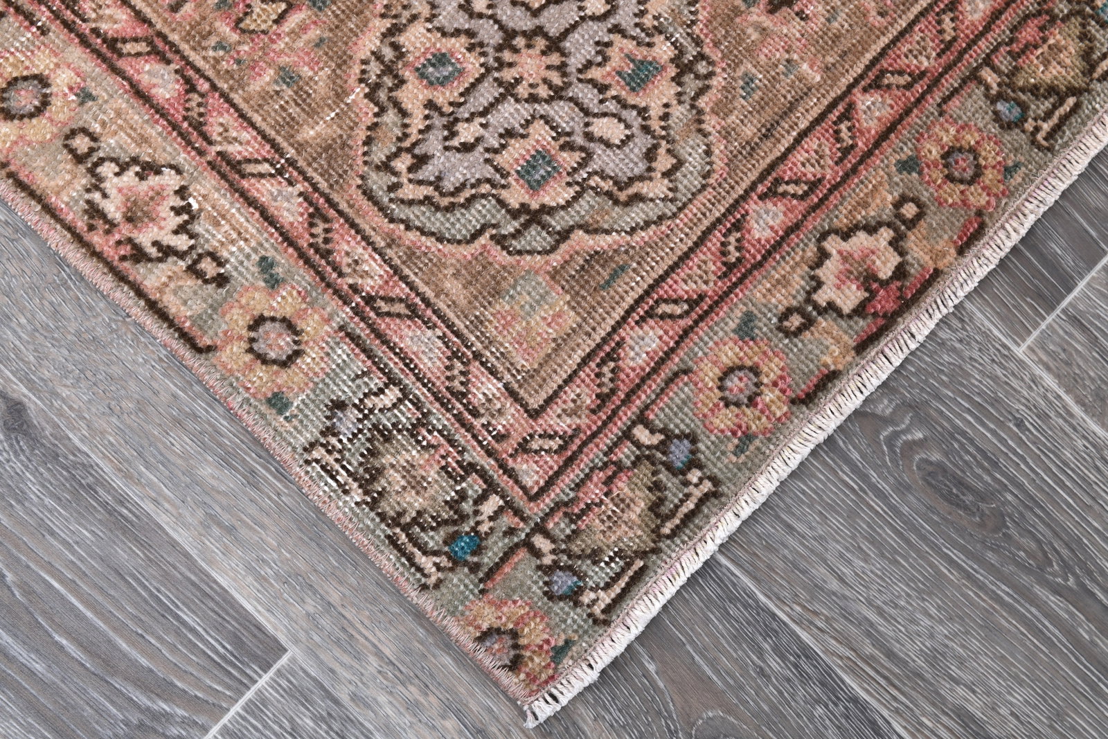9'5'' x 13'1'' Unique Handmade Vintage Rug - 242394 - 7