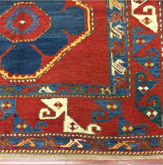 Antique Kazak Caucasian Rug-2230 - 2