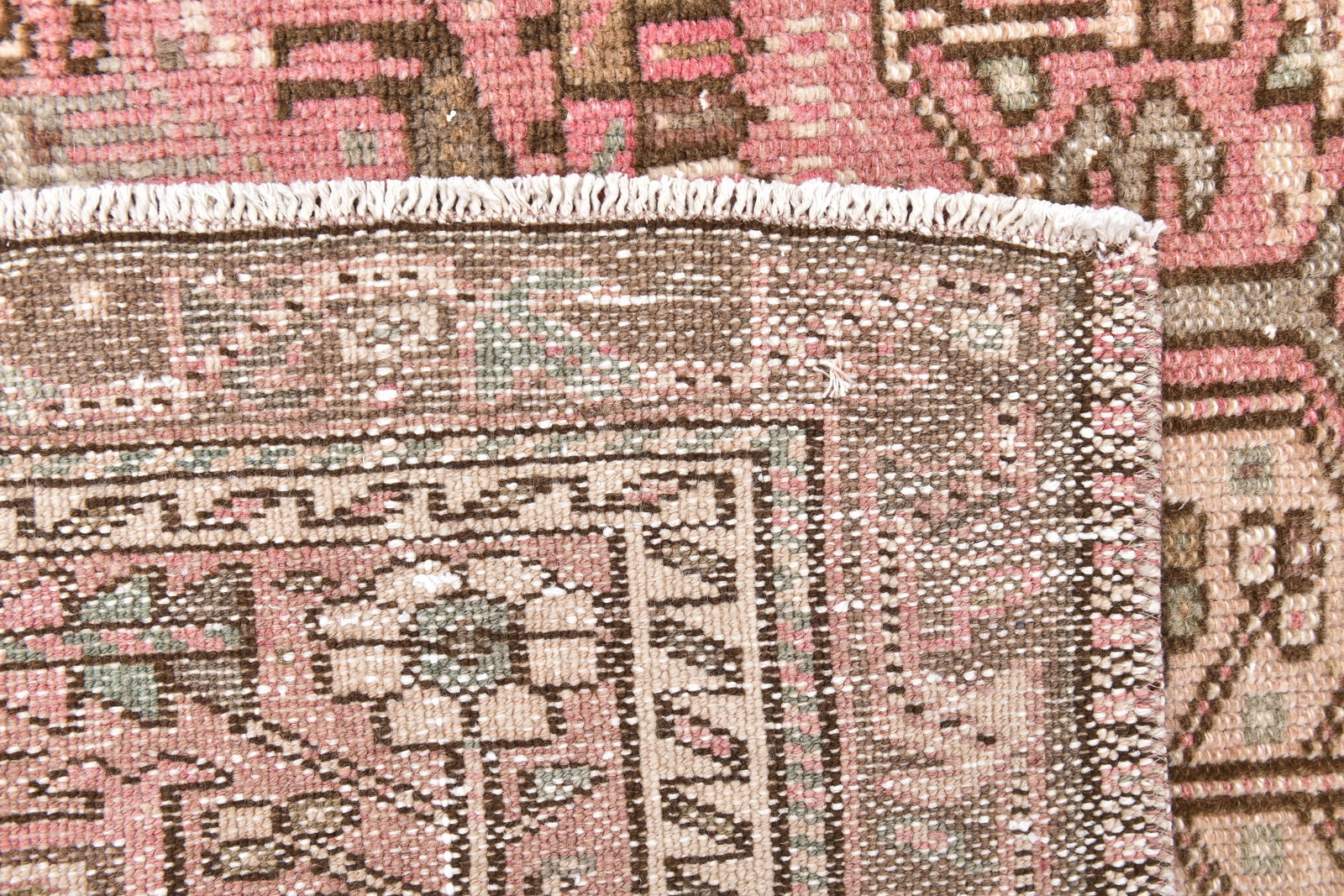 2'6'' x 12'11'' Unique Handmade Vintage Rug - 242372 - 10