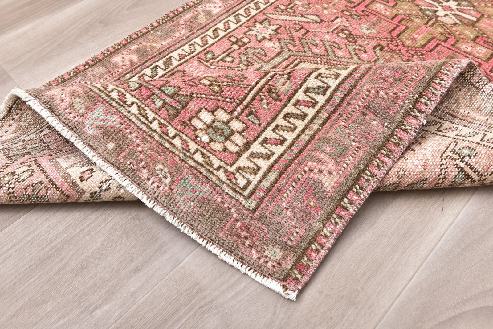 2'6'' x 12'11'' Unique Handmade Vintage Rug - 242372 - 11