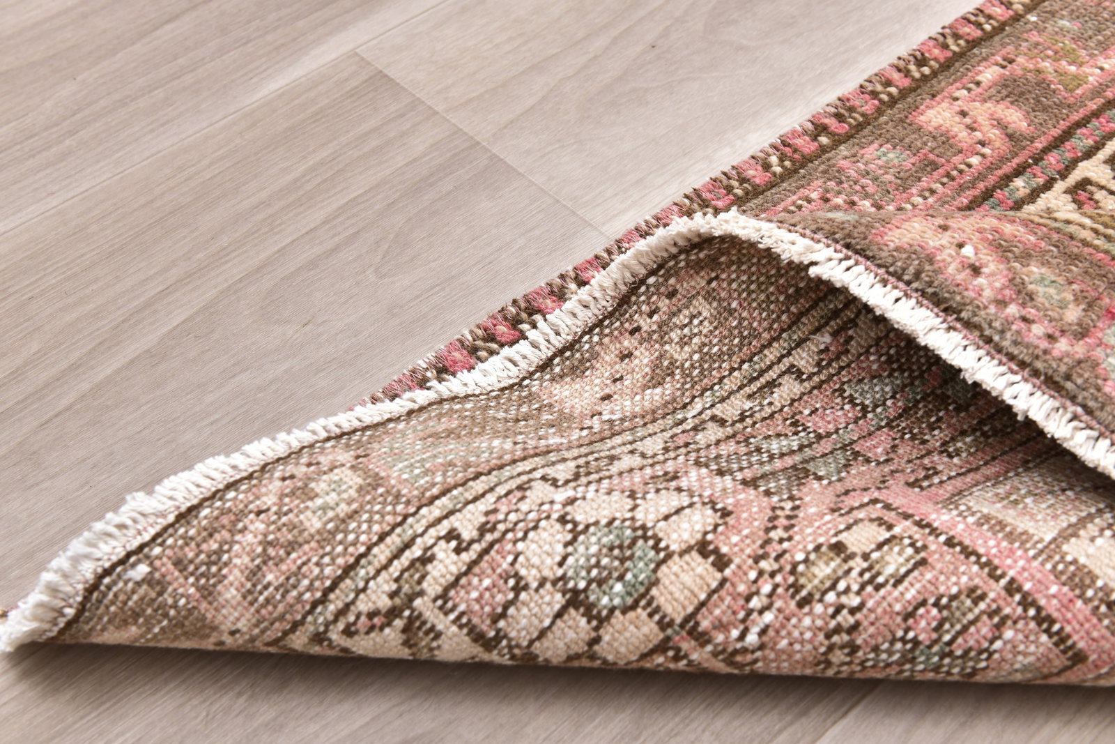 2'6'' x 12'11'' Unique Handmade Vintage Rug - 242372 - 12