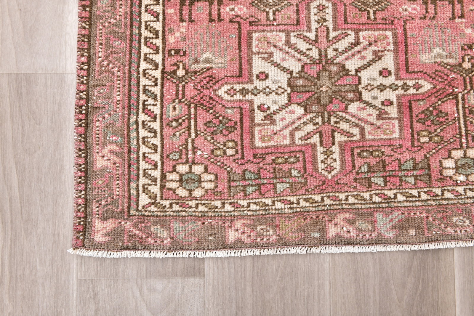 2'6'' x 12'11'' Unique Handmade Vintage Rug - 242372 - 7