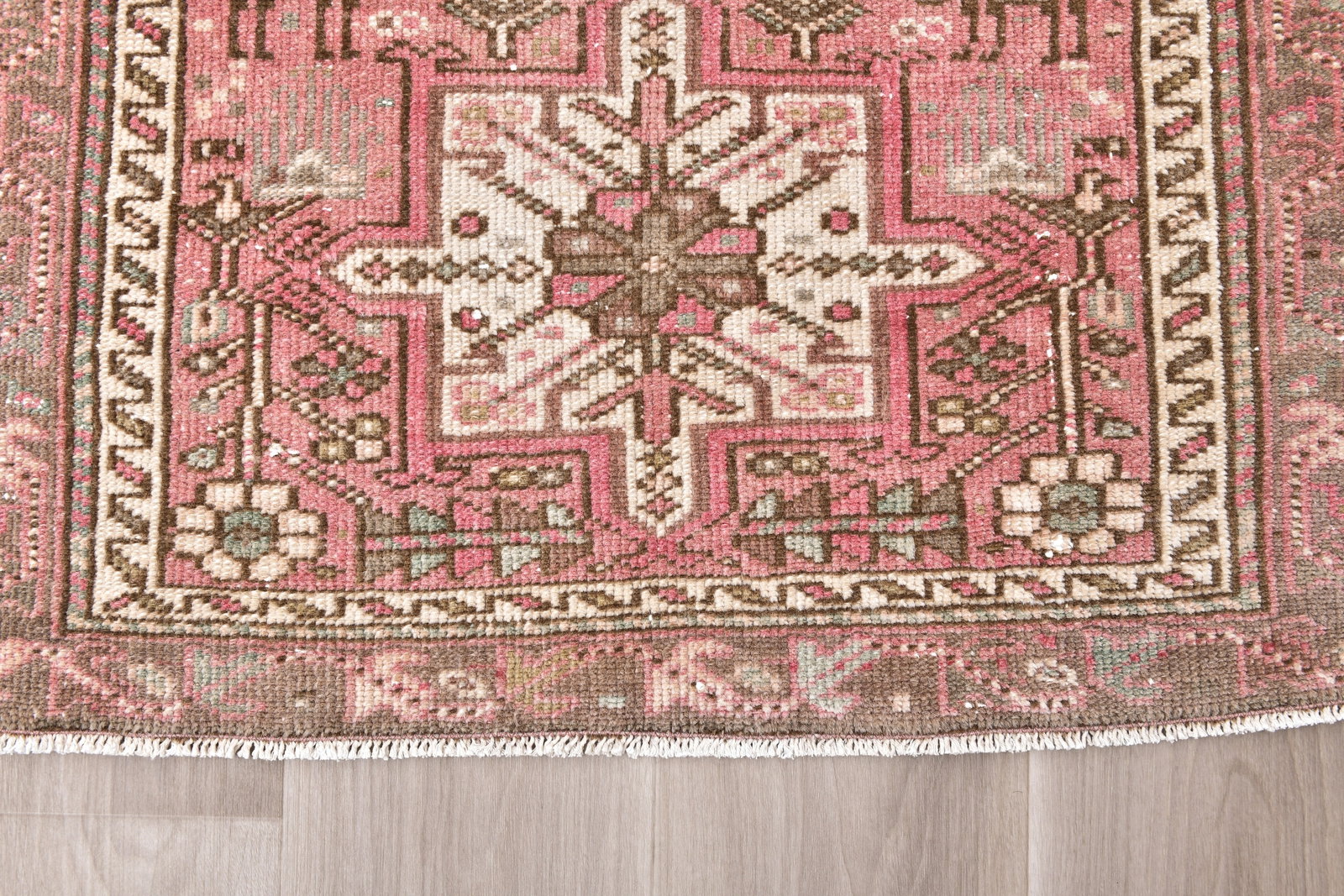 2'6'' x 12'11'' Unique Handmade Vintage Rug - 242372 - 8