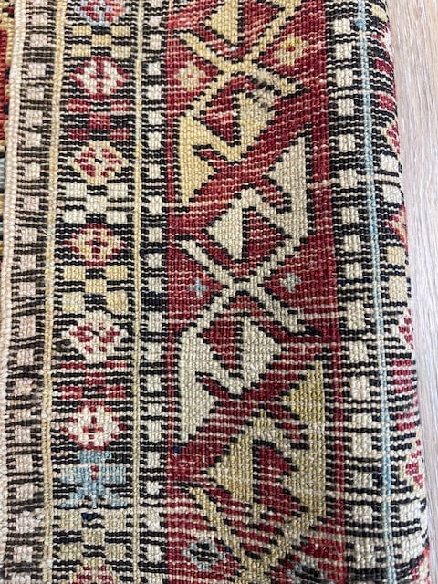 Antique Prayer Shirvan Caucasian Rug-4873 - 11