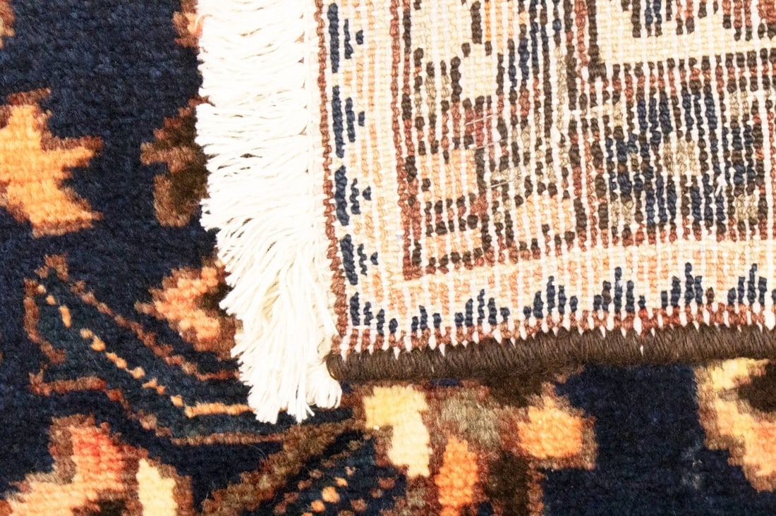 Vintage Brown Floral 10X12 Bakhtiari Persian Rug - 17