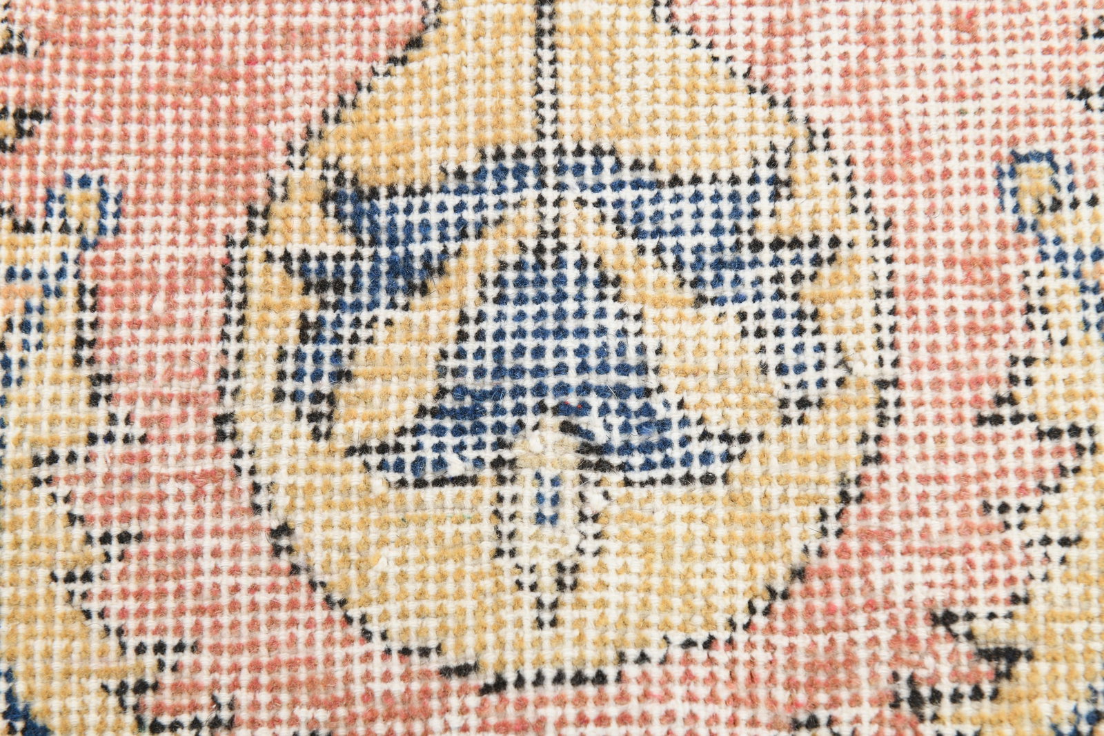 6'6'' x 10'2'' Handmade Vintage Wool Rug - 4679 - 9