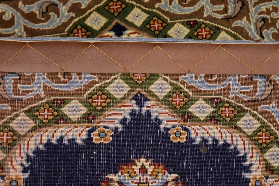 Vintage Pictorial Classic 2'6X3 Kashan Persian Rug - 14