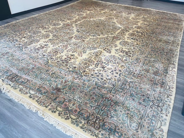 Antique Palac Size kerman Rug-4383 (1 of 8)