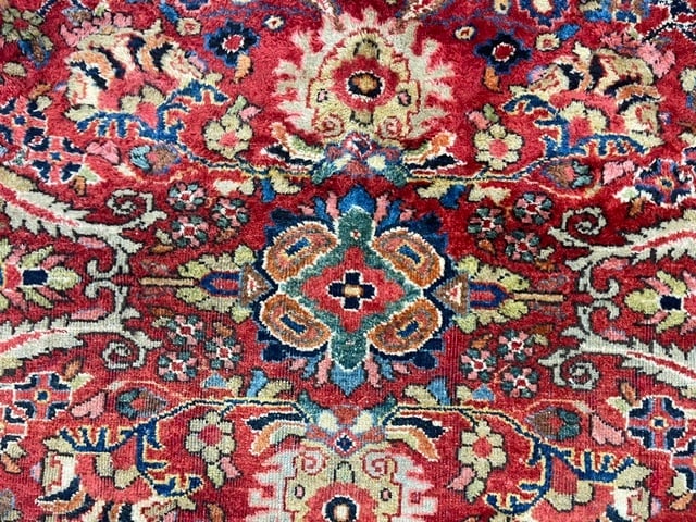 Antique Persian Mahal Rug-5385 - 3