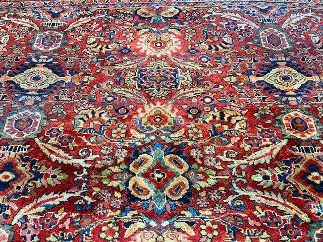 Antique Persian Mahal Rug-5385 - 4