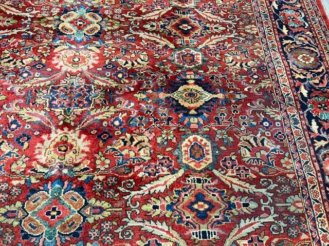 Antique Persian Mahal Rug-5385 - 8