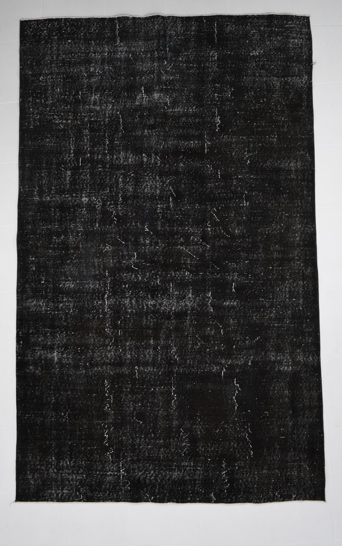 6'1'' x 9'11'' Handmade Vintage Wool Rug - 3201: Title: 6'1'' x 9'11'' Handmade Vintage Wool Rug - 3201 Description:6'1'' x 9'11'' Handmade Vintage Wool Rug - 3201 Origin:Turkiye Date/Period:1960-90 Materials:Wool,Cotton Dimension:6'1''x9'11'' ft,