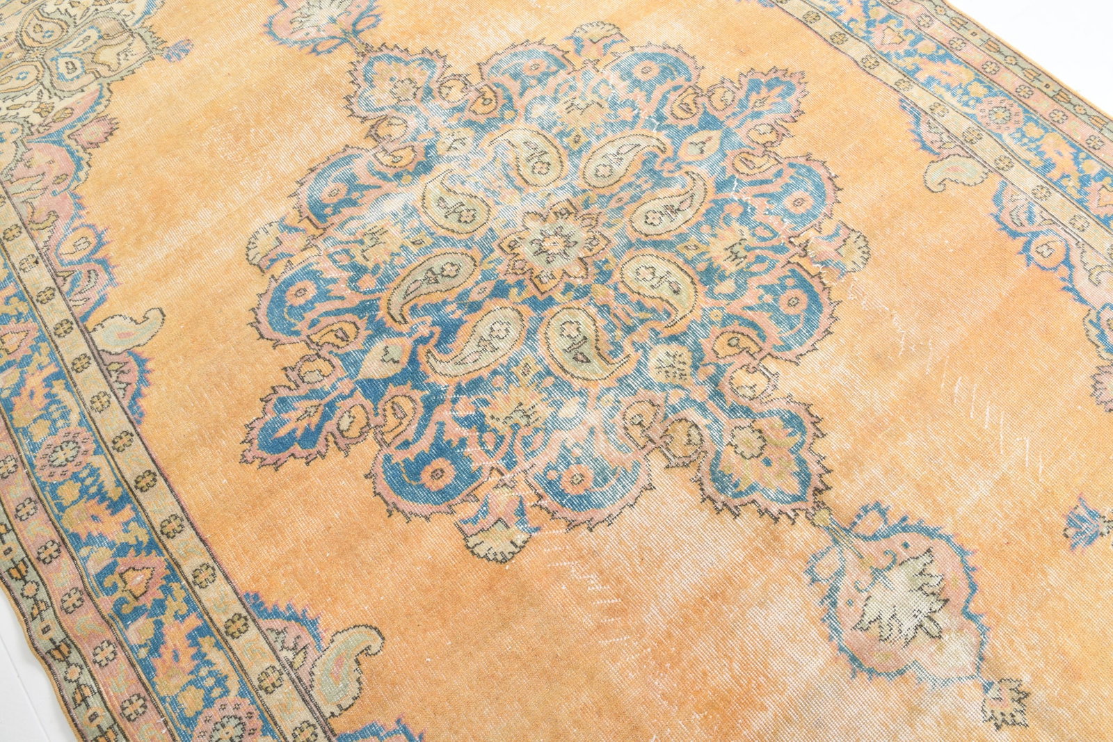 7'3'' x 10'9'' Turkish Vintage Runner Rug - 7320 - 7