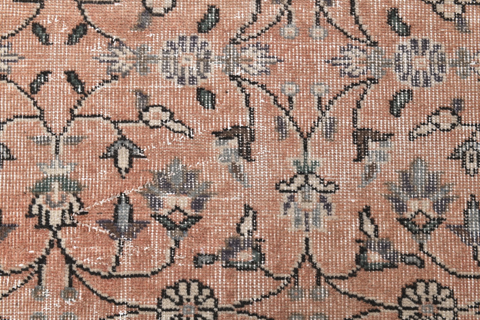2'7'' x 8'8'' Handmade Vintage Wool Rug - 242370 - 5