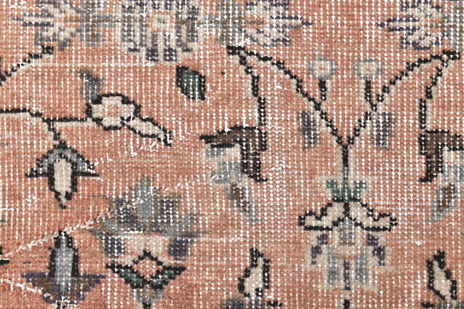2'7'' x 8'8'' Handmade Vintage Wool Rug - 242370 - 6