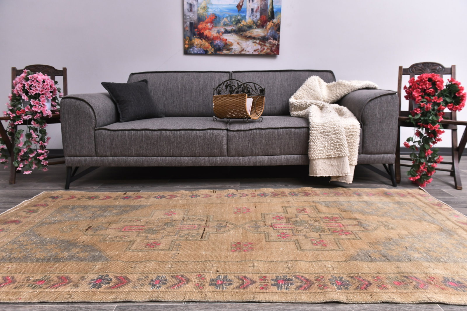 3'9'' x 8'2'' Turkish Vintage Runner Rug - 1872 (1 of 14)