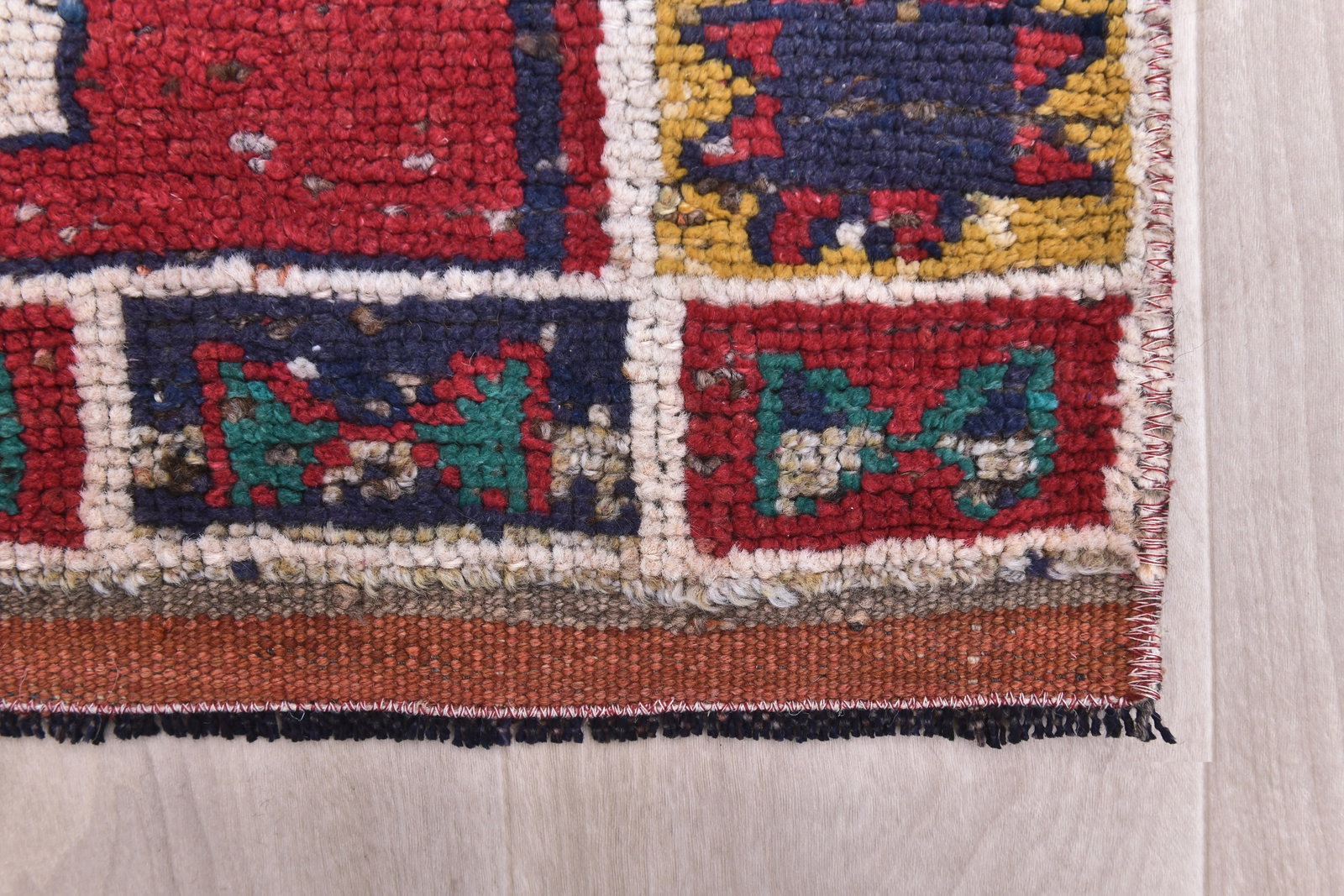 3'1'' x 10'6'' Vintage Wool Runner Rug - 240712 - 10