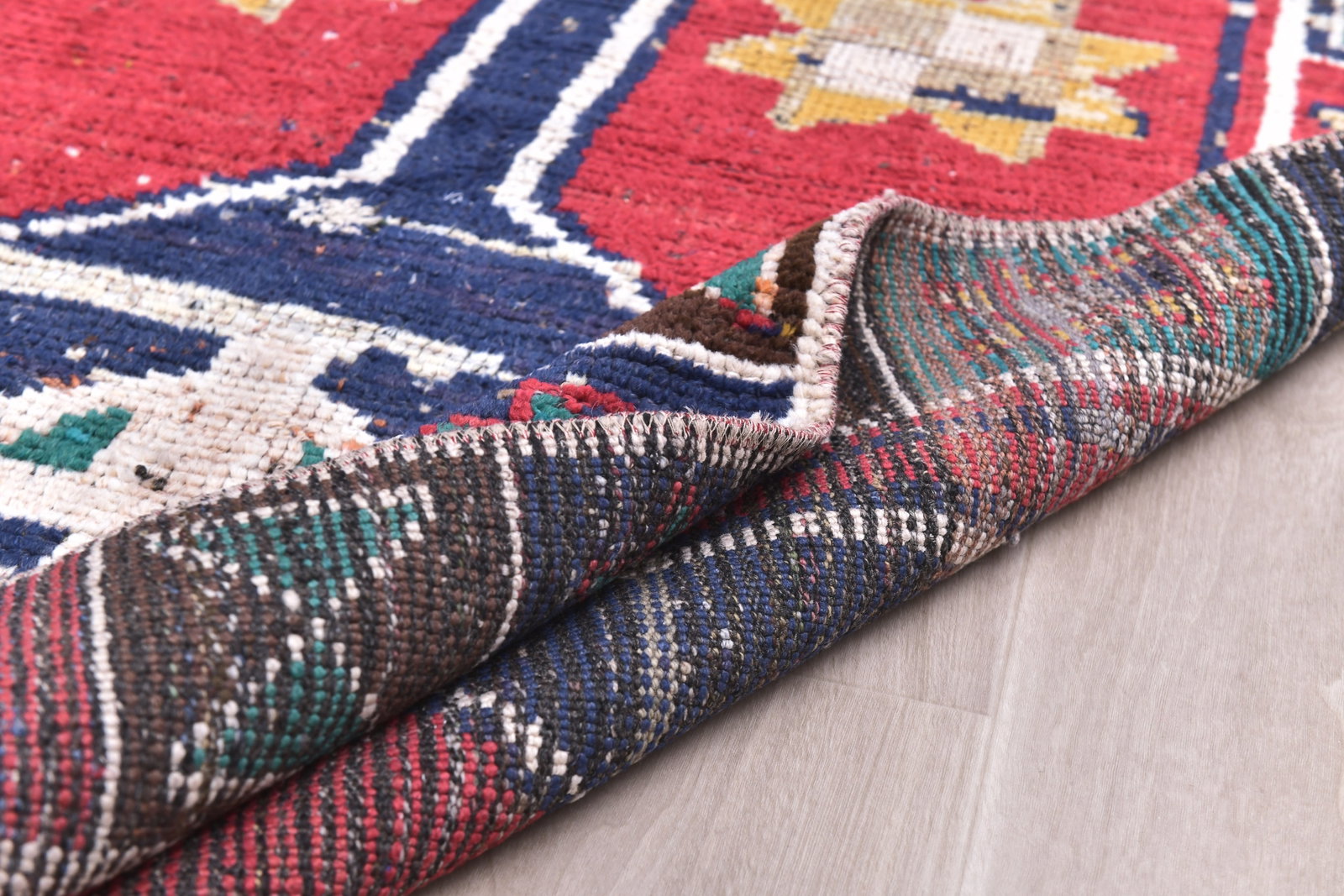 3'1'' x 10'6'' Vintage Wool Runner Rug - 240712 - 13