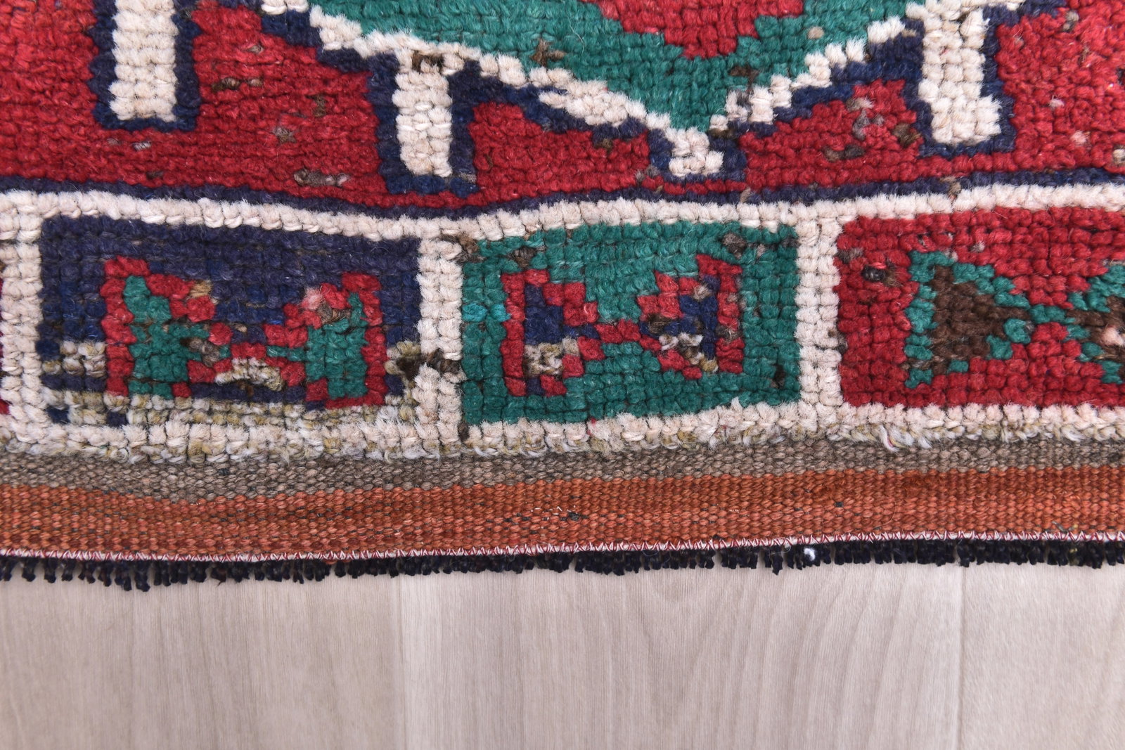 3'1'' x 10'6'' Vintage Wool Runner Rug - 240712 - 9