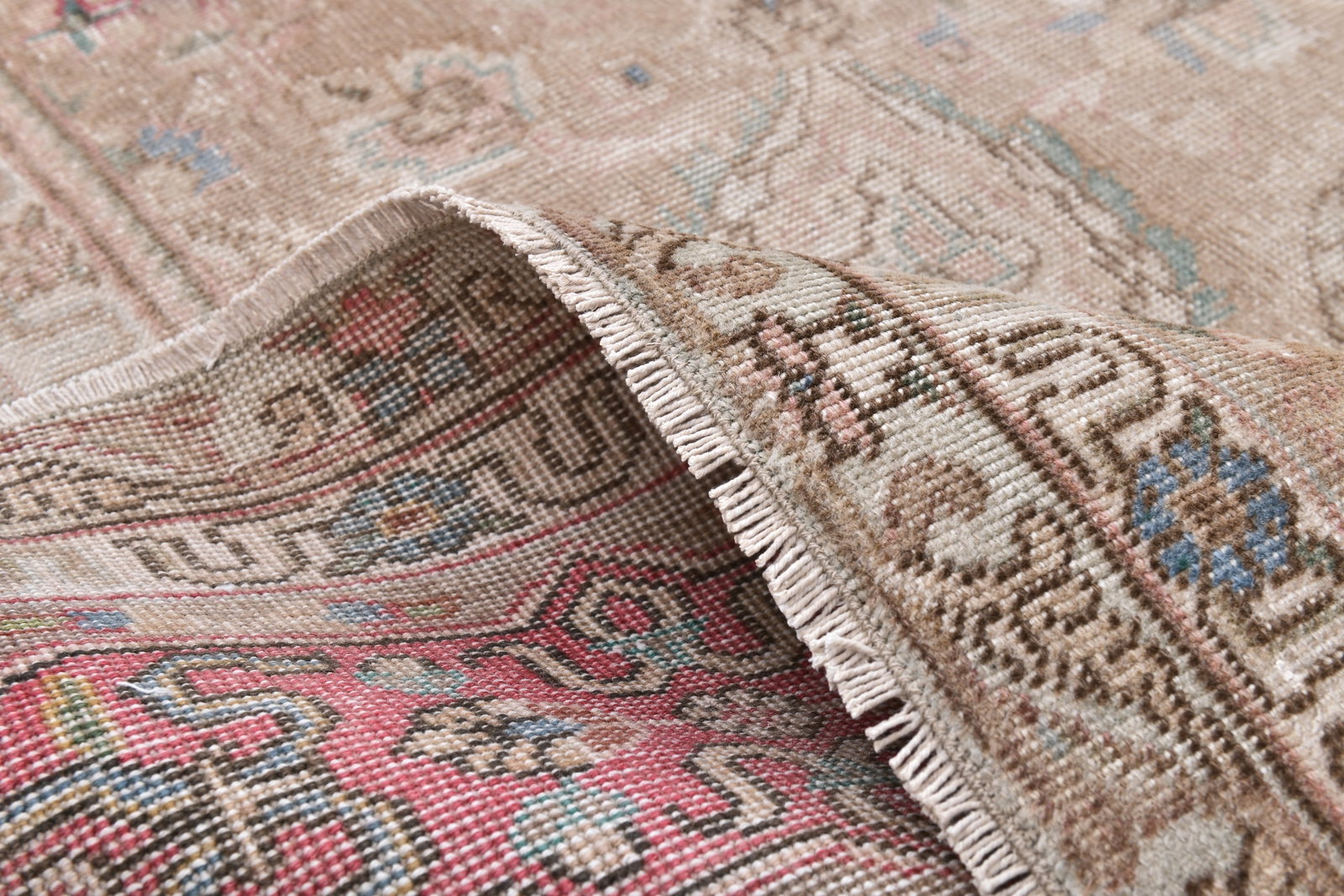 9'3'' x 12'6'' Unique Handmade Vintage Rug - 242384 - 13