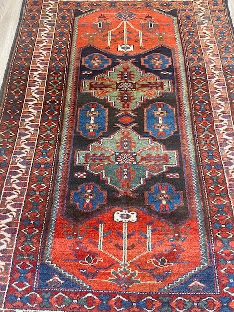 Antique persian Bakhtiari tribal Rug-4520 - 2