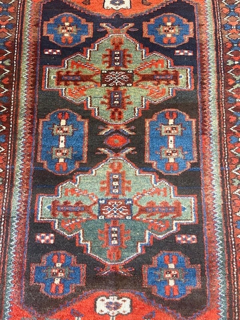 Antique persian Bakhtiari tribal Rug-4520 - 5