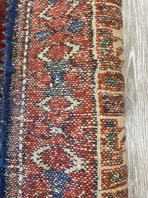 Antique persian Bakhtiari tribal Rug-4520 - 8