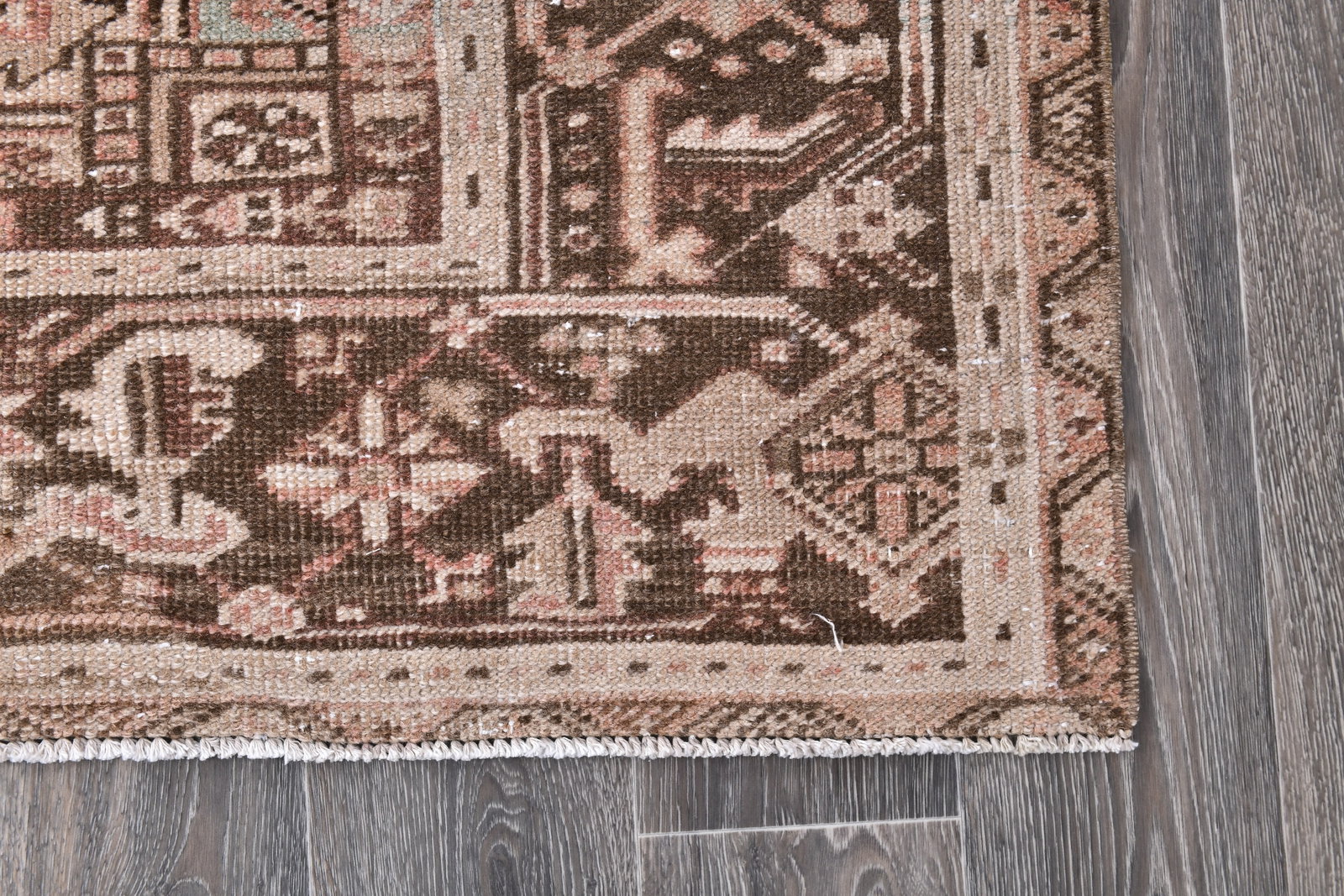 7'11'' x 12'6'' Unique Handmade Vintage Rug - 242392 - 10