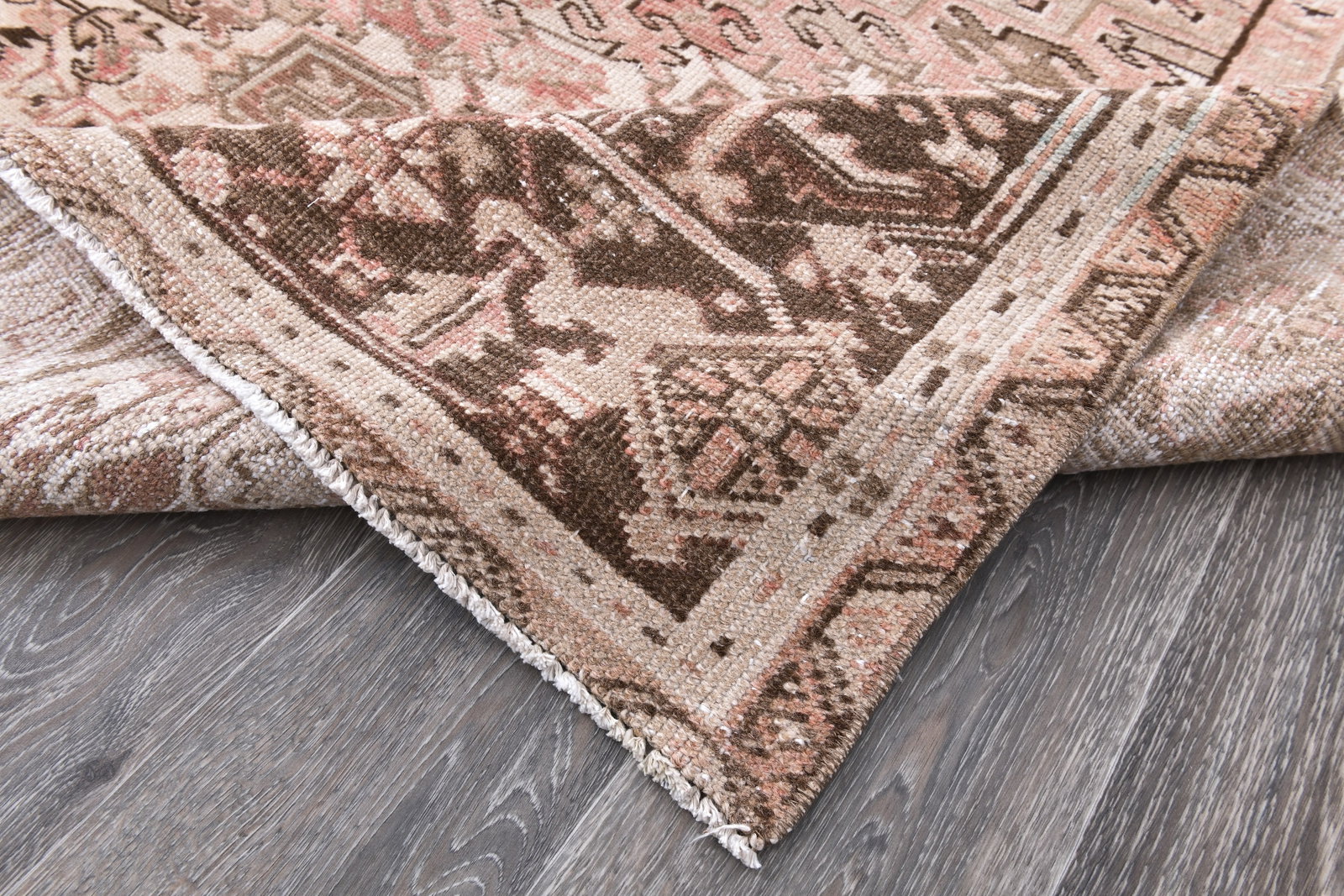 7'11'' x 12'6'' Unique Handmade Vintage Rug - 242392 - 12