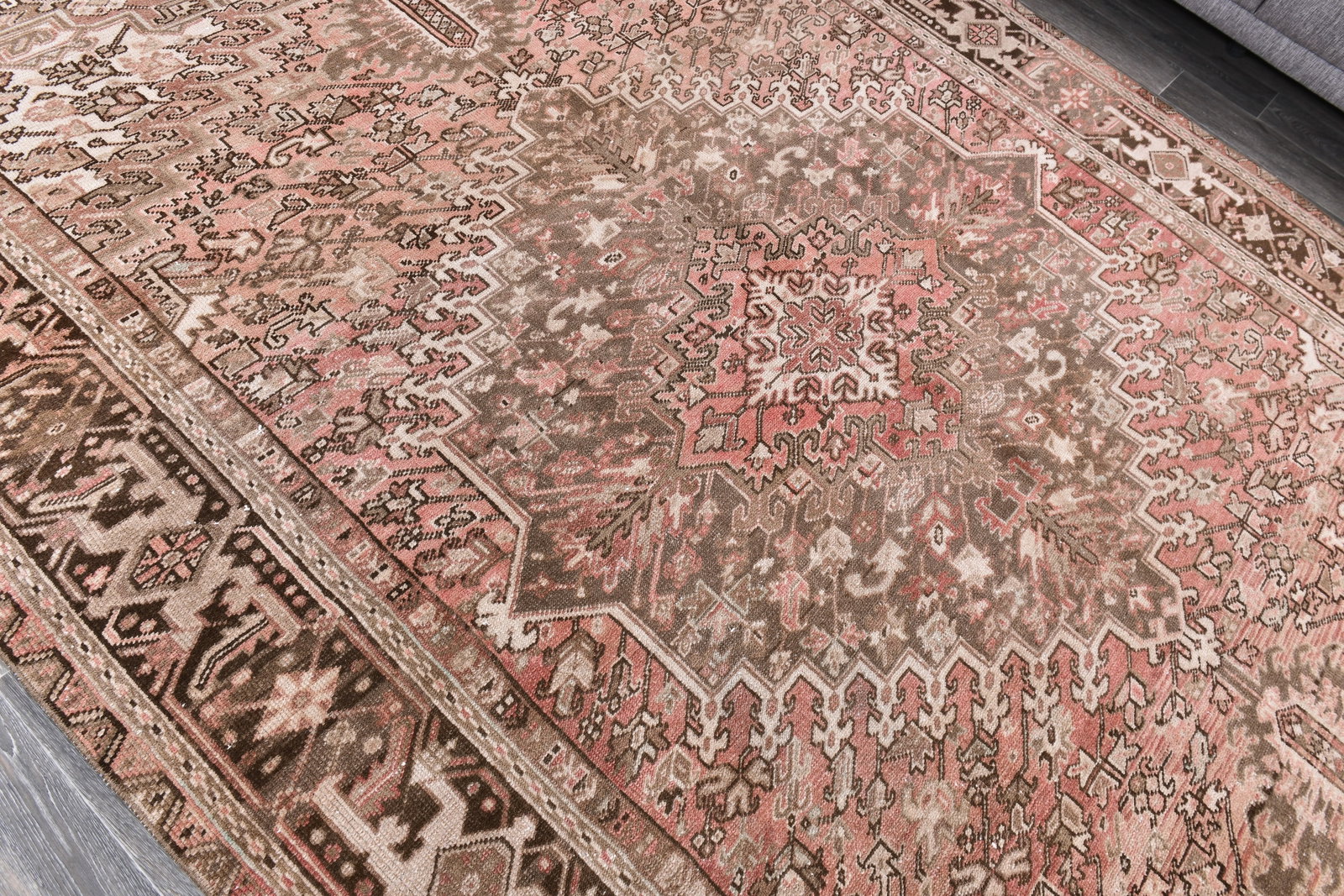 7'11'' x 12'6'' Unique Handmade Vintage Rug - 242392 - 4