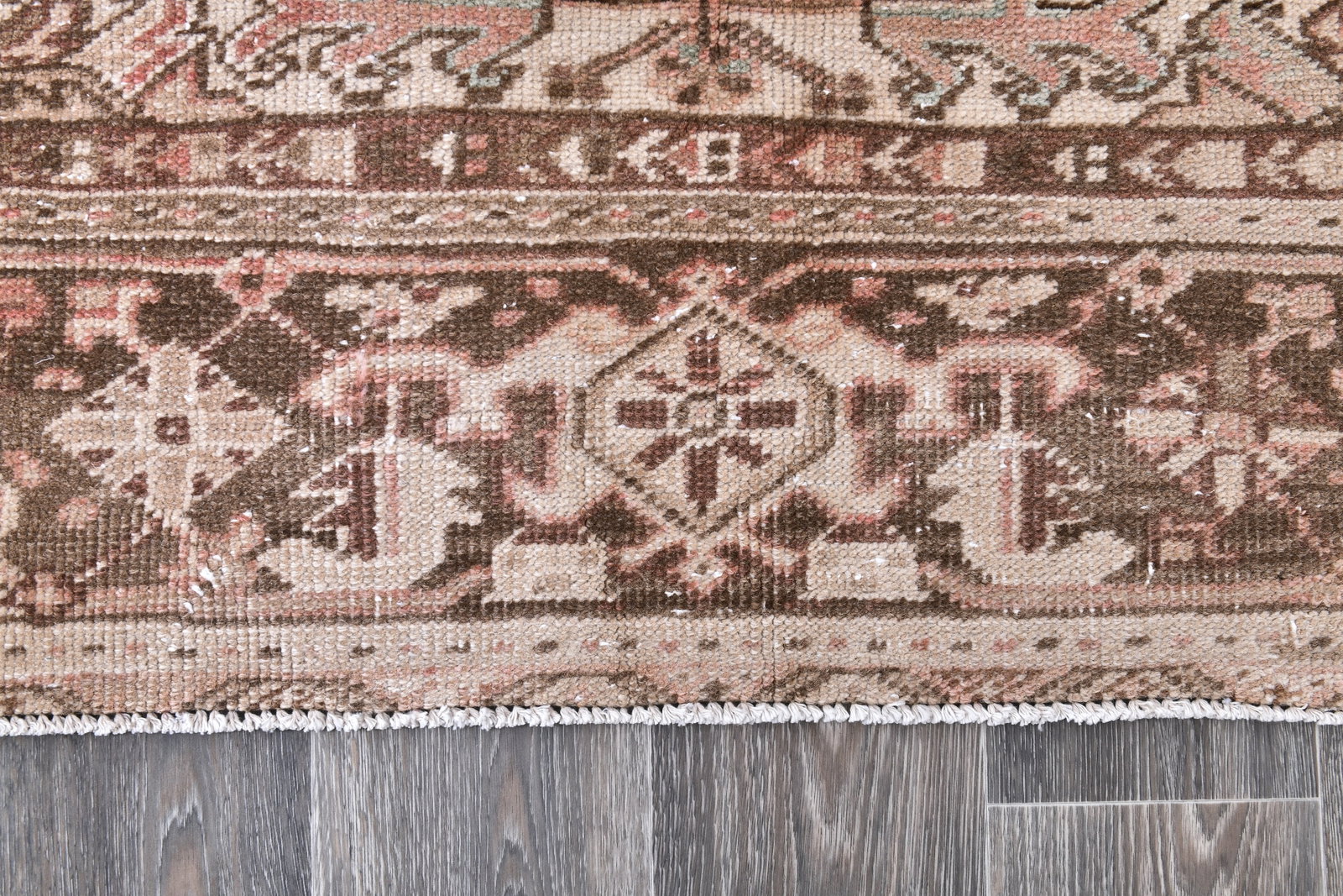 7'11'' x 12'6'' Unique Handmade Vintage Rug - 242392 - 9