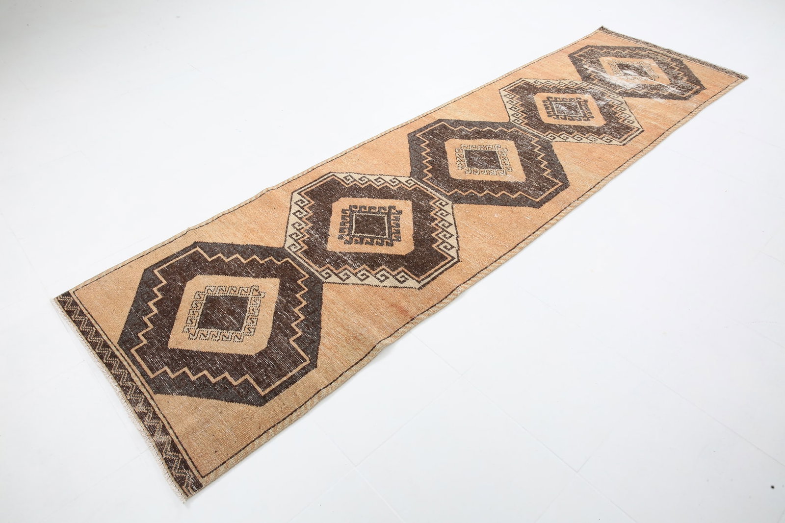 3'1'' x 11'3'' Turkish Vintage Runner Rug - 5284 - 6
