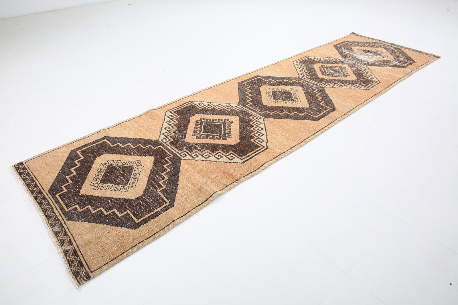 3'1'' x 11'3'' Turkish Vintage Runner Rug - 5284 - 7