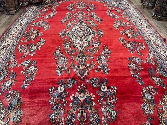 Antique Persian large size hamadan Rug-2092 - 3