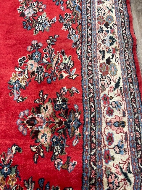 Antique Persian large size hamadan Rug-2092 - 6