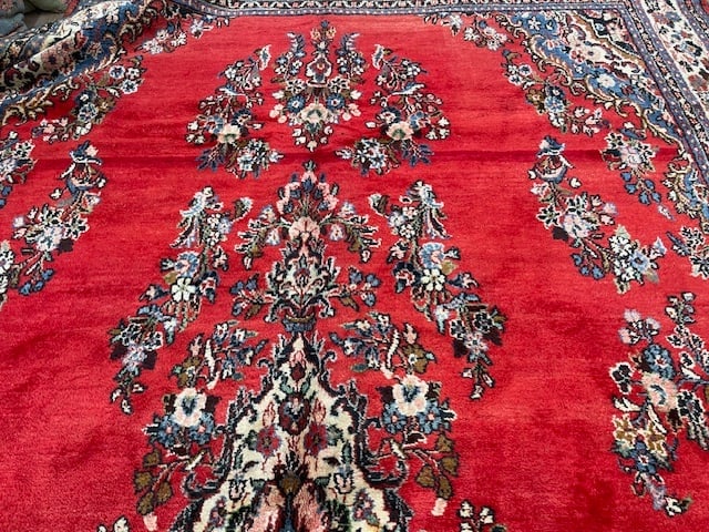 Antique Persian large size hamadan Rug-2092 - 7