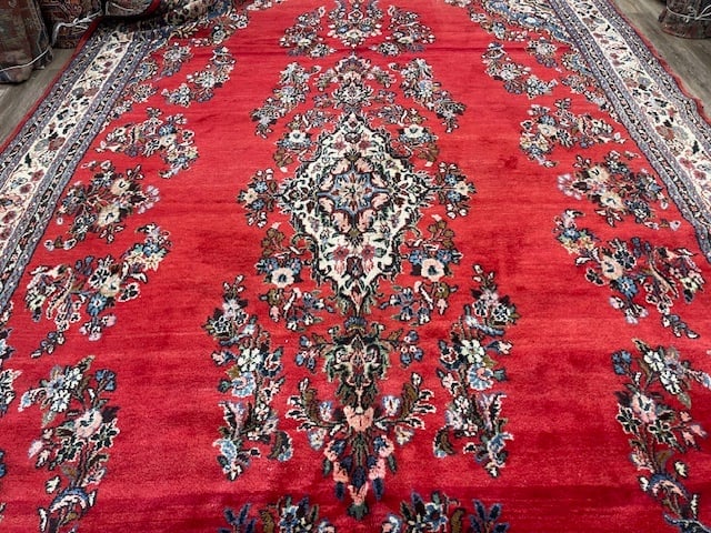 Antique Persian large size hamadan Rug-2092 - 8