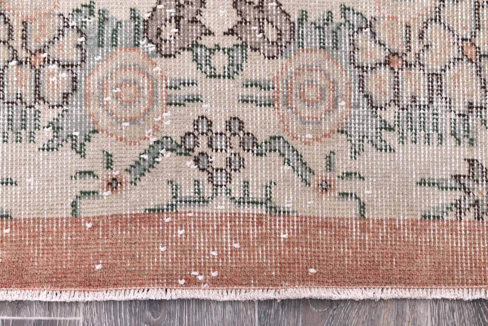 3'9'' x 6'7'' Handmade Vintage Wool Rug - 244772 - 8