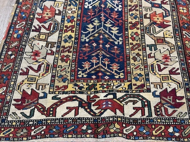 Antique Northwest Caucasian rug-2003 - 4