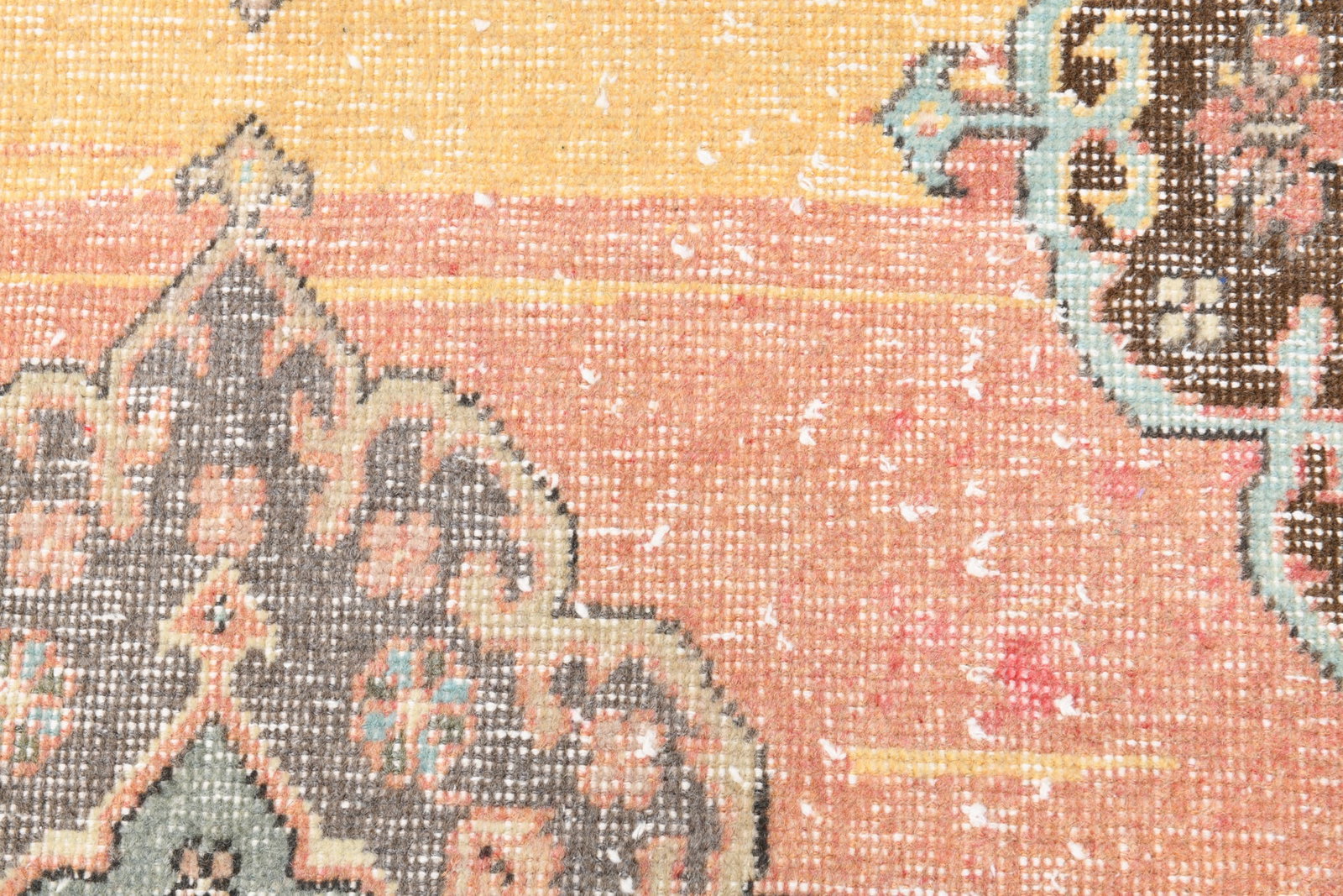 2'11'' x 13'4'' Vintage Wool Runner Rug - 7297 - 11