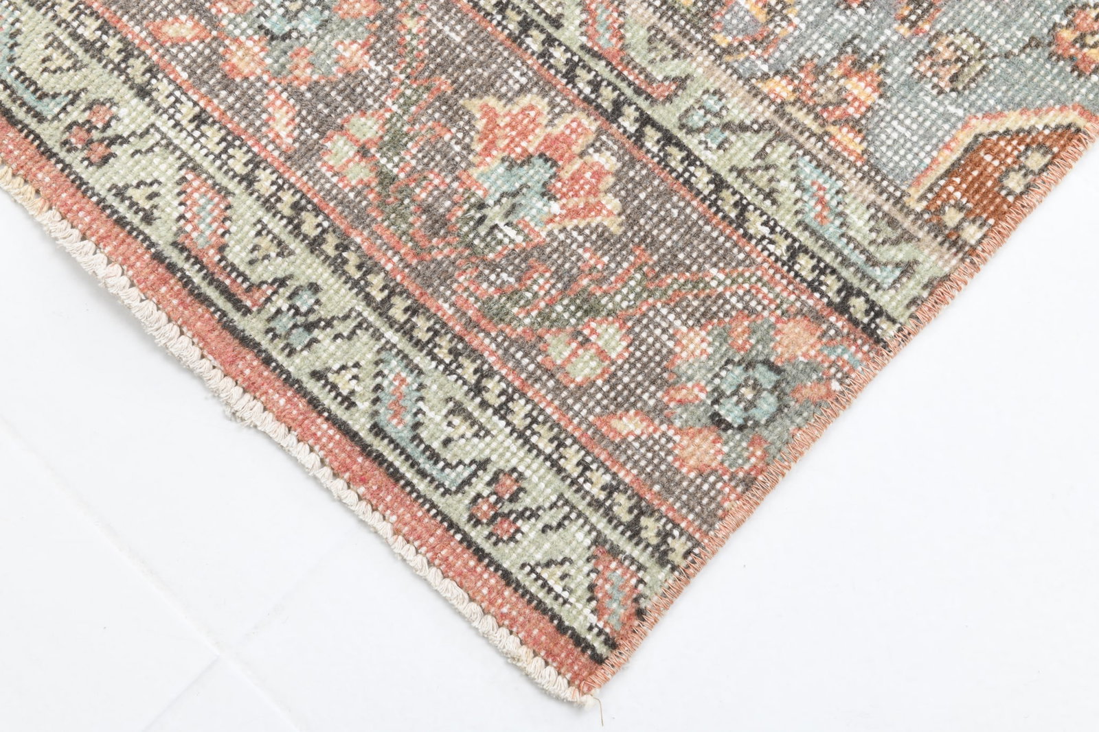 2'11'' x 13'4'' Vintage Wool Runner Rug - 7297 - 13