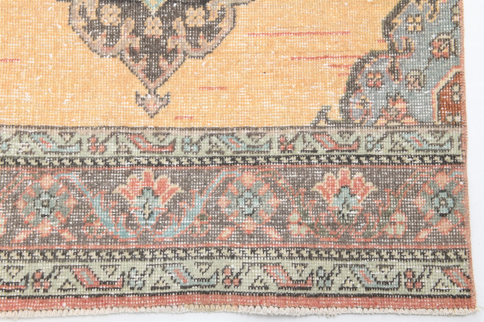 2'11'' x 13'4'' Vintage Wool Runner Rug - 7297 - 15