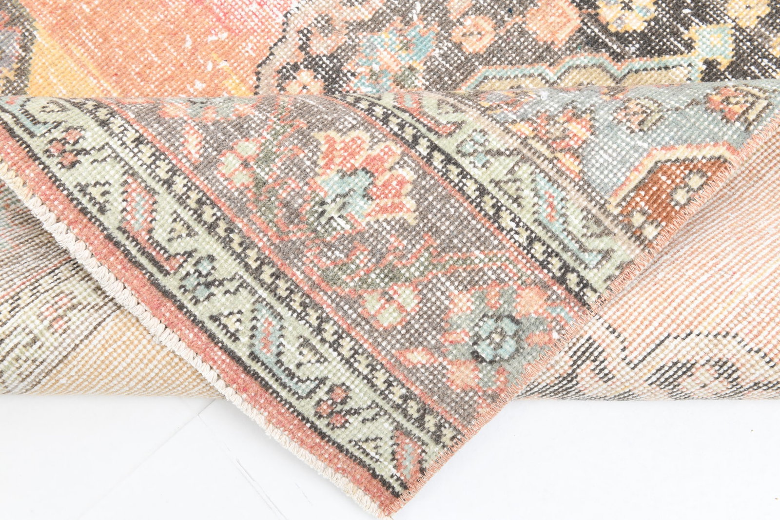 2'11'' x 13'4'' Vintage Wool Runner Rug - 7297 - 17