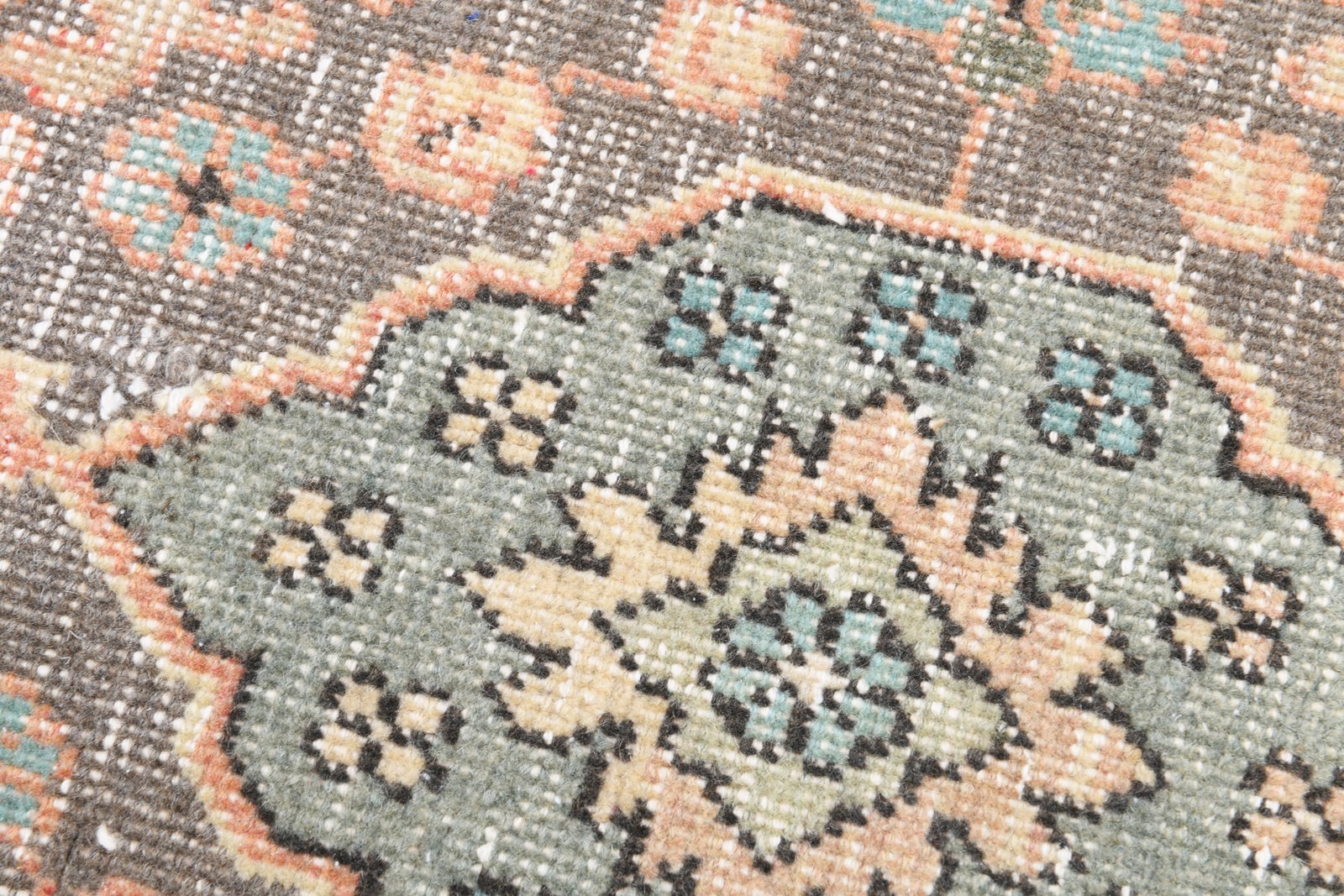 2'11'' x 13'4'' Vintage Wool Runner Rug - 7297 - 9
