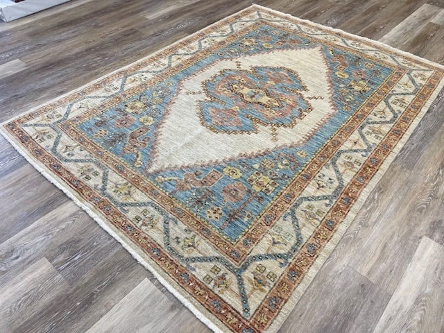 Antique kerman Design Karrastan Rug # 748 (1 of 8)
