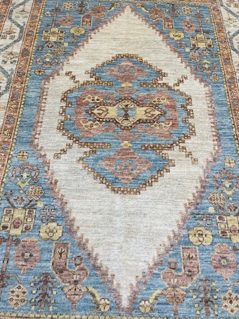 Antique kerman Design Karrastan Rug # 748 - 3