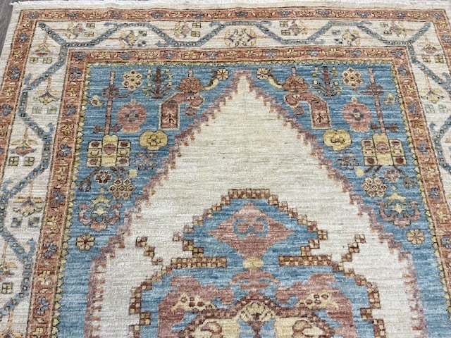Antique kerman Design Karrastan Rug # 748 - 5