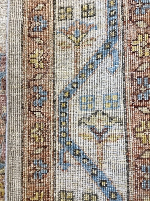 Antique kerman Design Karrastan Rug # 748 - 8
