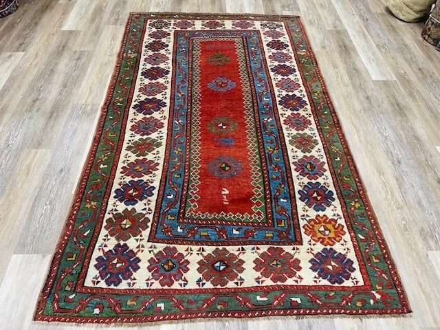 Antique kazak Caucasian rug-4879 (1 of 10)