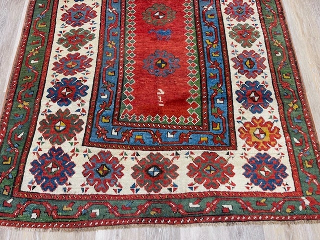 Antique kazak Caucasian rug-4879 - 2